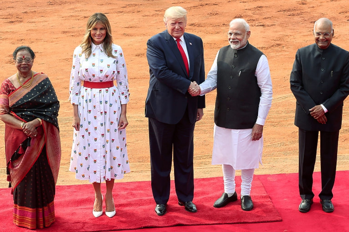 After huge welcome in India, Trump clinches big military equipment sale